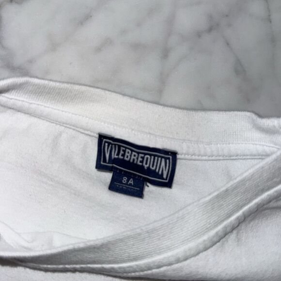 Vilebrequin White T-Shirt with Matching Patterned Shorts Set - Picture 6 of 8